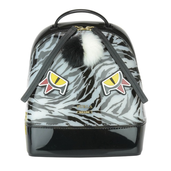 FURLA RARE Candy Jungle Monster Small Backpack NEW - Picture 1 of 7